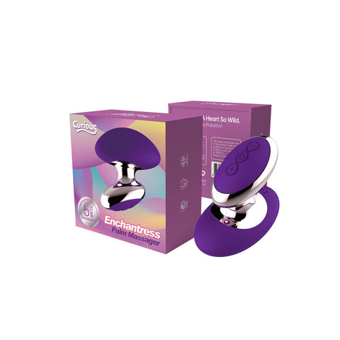 Curious Enchantress External Palm Massager Purple