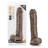 Dr. Skin Mr. Savage 11.5 Inch Dildo with Suction Cup Chocolate