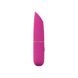 Beso 10 Speed Vibrating Mini-Lipstick Silicone Rechargeable Waterproof Pink