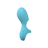 Joy 10 Speed Finger Vibe Silicone Rechargeable Waterproof Blue