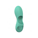 Joy 10 Speed Finger Vibe Silicone Rechargeable Waterproof Green