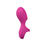 Joy 10 Speed Finger Vibe Silicone Rechargeable Waterproof Pink