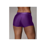 Ouch! Vibrating Strap-On Boxer Purple M/L