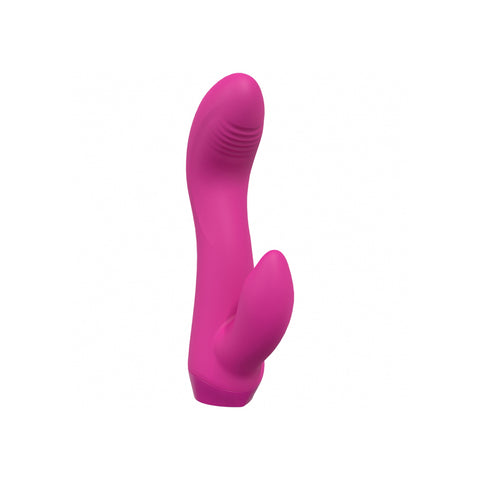 Empower Dual Motor 10 Speed Rabbit Silicone Rechargeable Waterproof Pink