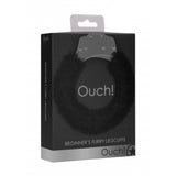 Ouch! Beginner's Legcuffs Furry Black