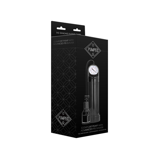 Comfort Pump With Advanced Psi Gauge Black