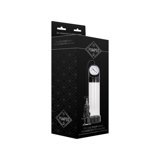 Deluxe Pump With Advanced Psi Gauge Transparent