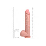 Realrock Extra Long Realistic Dildo With Balls 15 Inch Flesh