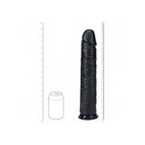 Realrock Extra Long Realistic Dildo No Balls 15 Inch Black