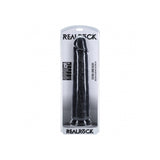 Realrock Extra Long Realistic Dildo No Balls 15 Inch Black