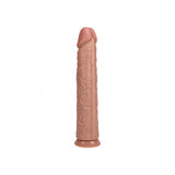 Realrock Extra Long Realistic Dildo No Balls 15 Inch Tan