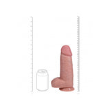 Realrock Extra Thick Realistic Dildo With Balls 10 Inch Flesh