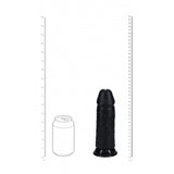 Realrock Extra Thick Realistic Dildo No Balls 8 Inch Black