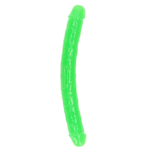Realrock Glow In The Dark Double Dong 12 inch Neon Green