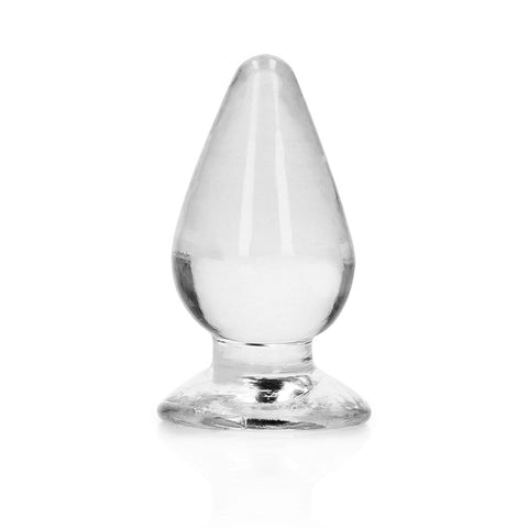 Realrock Crystal Clear Anal Plug 4.5 inch Transparent