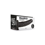 Realrock Hollow Strap-On Without Balls 8 Inch Black