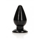 Realrock Crystal Clear Anal Plug 3.5 inch Black