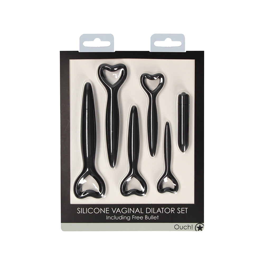 Ouch! Silicone Vaginal Dilator Set Black