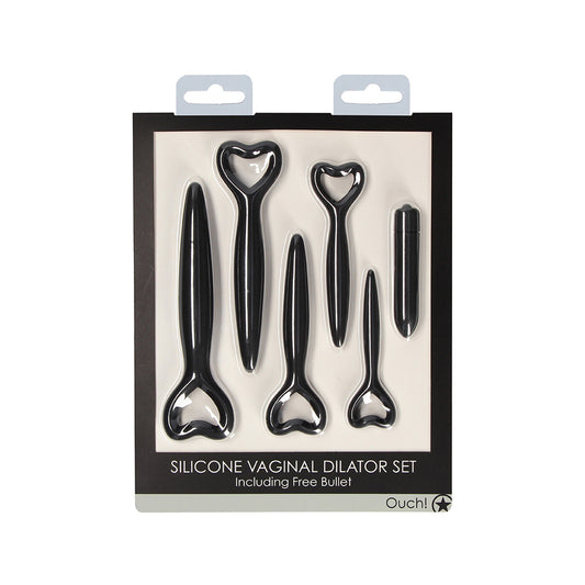 Ouch! Silicone Vaginal Dilator Set Black