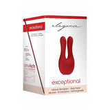 Elegance Dual Motor Clitoral Stimulator Exceptional Red