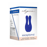 Elegance Dual Motor Clitoral Stimulator Exceptional Blue