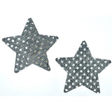 Sequence Star Pasties Silver O/S