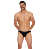 Men's Microfiber Open Back Underwear Black L/Xl