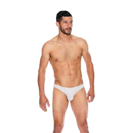 Men's Microfiber Open Back Underwear Grey S/M