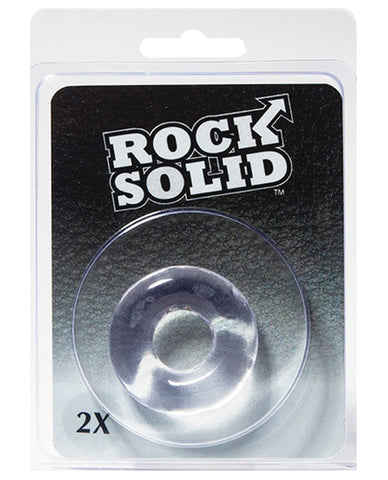 Rock Solid 2 Inch Clear Donut Ring