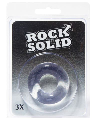 Rock Solid 3 Inch Clear Donut Ring