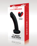 Whipsmart Heartbreaker 7 Inch Heart Based Dildo - Black/red