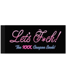 Let's Fuck! Coupons - The Xxx Coupon Book