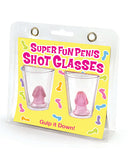 Super Fun Penis Shot Glasses - Set Of 2