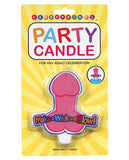 Make A Wish & Blow Penis Party Candle