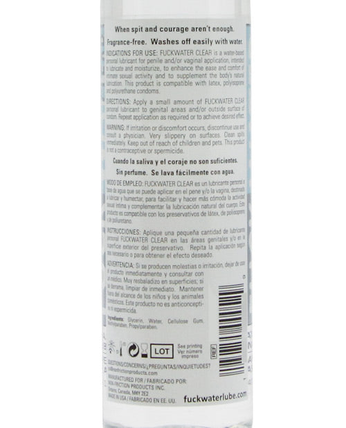 Fuck Water Clear H2o - 2 Oz Bottle