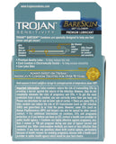 Trojan Bareskin Condoms - Box Of 3