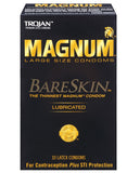 Trojan Magnum Bareskin Condoms - Box Of 10