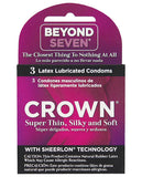 Crown Lubricated Condoms - Box Of 3