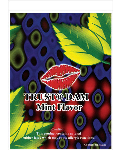 Trust Dam Latex Dental Dam - Mint