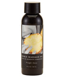 Earthly Body Edible Massage Oil - 2 Oz Pineapple