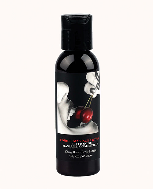 Earthly Body Hemp Seed By Night Edible Lotion - 2 Oz Cherry