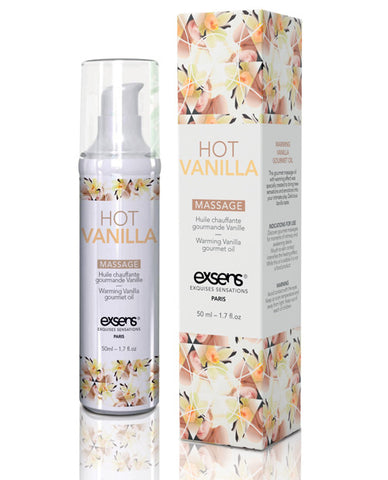 Exsens Of Paris Warming Massage Oil - Hot Vanilla