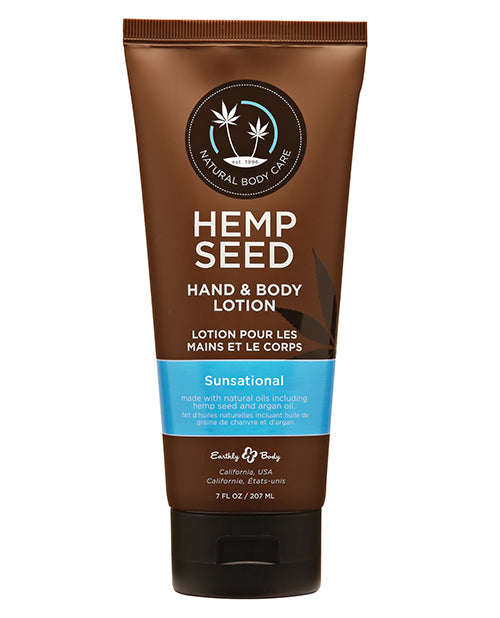 Earthly Body  Hand & Body Lotion - 7 Oz Tube Sunsational
