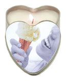 Earthly Body Suntouched Hemp Edible Candle - 4.7 Oz Heart Tin Vanilla