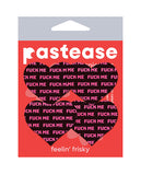 Pastease Petites Fuck Me Hearts - Black/pink O/s