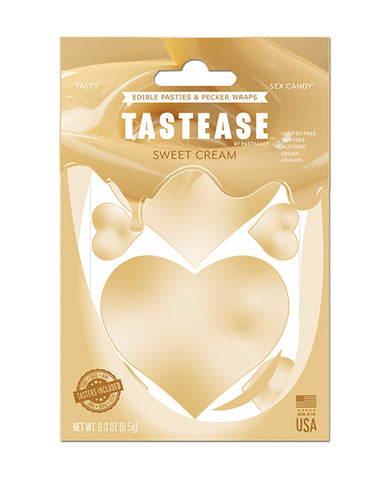 Pastease Tastease Edible Pasties & Pecker Wraps - Sweet Cream O-s