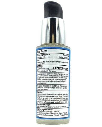 Butt Eze Desensitizing Lubricant W-hemp Seed Oil - 2 Oz