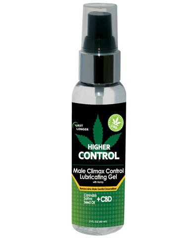 Higher Control Climax Control Gel For Men W-hemp Seed Oil - 2 Oz