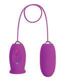 Pretty Love Daisy Silicone Licker Plus Egg - Fuchsia