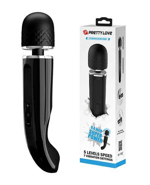 Pretty Love 9.4 Inch Charming Massager - Black